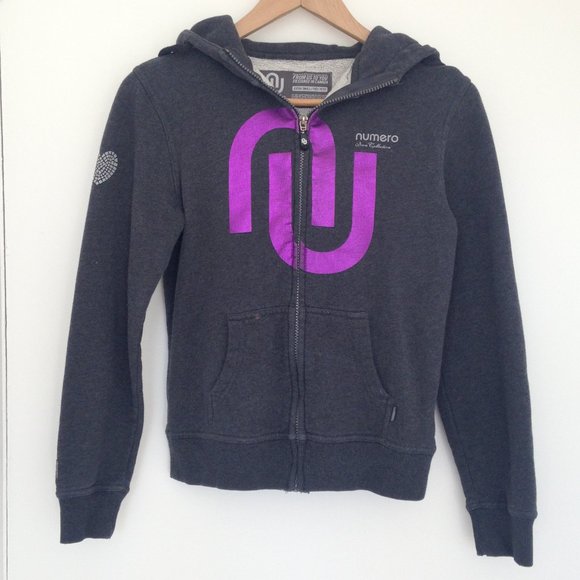 Numero - Charcoal Hoodie - Picture 3 of 8